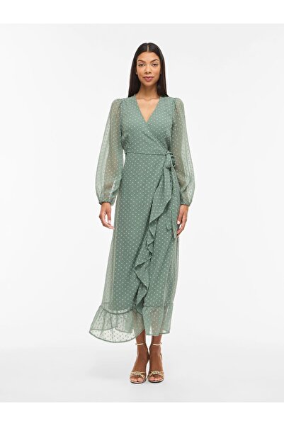 VILA Maxikleid Langarm