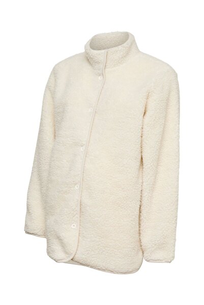 Mama Licious Teddyfell Jacke Hoch geschlossen Jacke