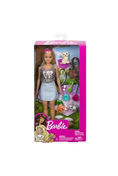 Barbie Doll with Animal - Mattel