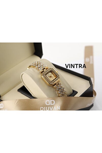 Generic Royal Gold Radiant Evening Dress Watch - Luxurious Crystal Brilliance