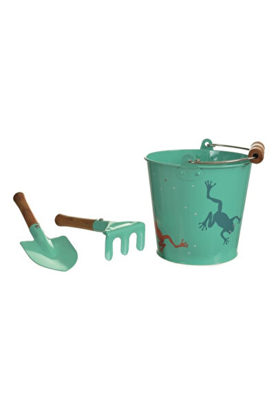 Egmont Toys Gardening set with bucket featuring frogs,