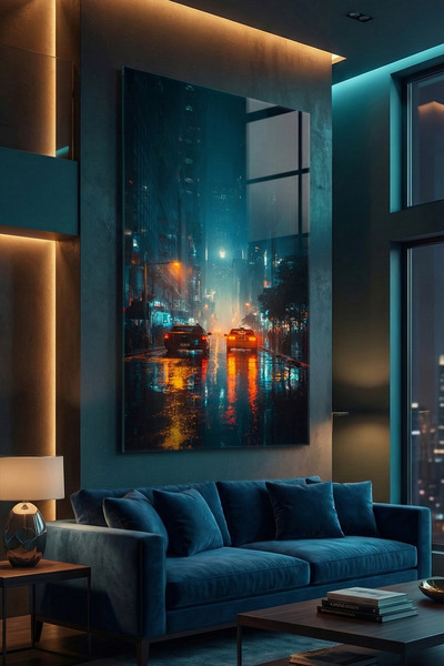 Ahsen resim çerçeve Tablou din sticlă rezistentă la spargere 5mm (grosime) - ...