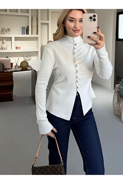 zenna كارديجان نسائي مزين بالدرابيل