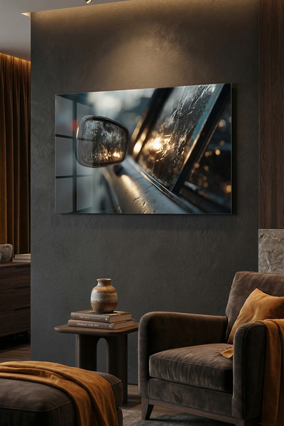 Ahsen resim çerçeve Άθραυστο Γυάλινο Τραπέζι 5mm (Παχύ) - Διακόσμηση Τοίχου γ...