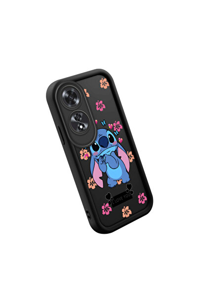 SLIMFELT حافظة متوافقة مع هاتف اوبو A60 بنمط كوميك ستيتش، مصنوعة من السيليكون...