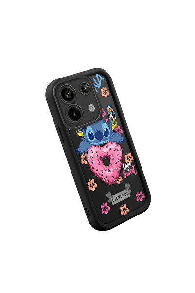 SLIMFELT حافظة متوافقة مع Poco X6 بنمط كوميك ستيتش، مصنوعة من السيليكون الناع...