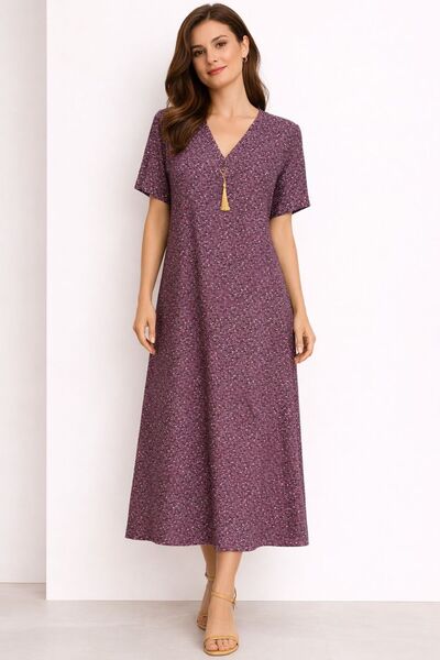 AYOUSH Summer Women's Jalabiya Soft and Light Rayon (Viscose) Fabric Silky Fe...