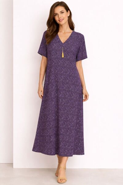 AYOUSH Summer Women's Robe, Soft and Light Rayon (Viscose) Fabric, Silky Text...