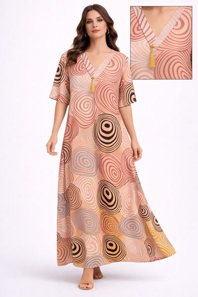 AYOUSH Women's Summer Robe, Short Sleeve, Soft and Light Fabric (Viscose), Si...