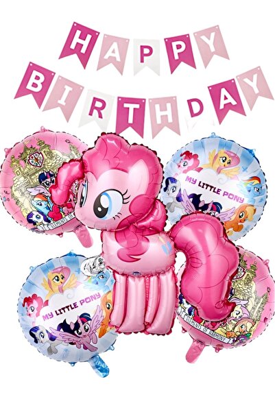 ANTADESIM Set De 18 piese My Little Pony, Figurina Pinky Pie 60 X 62 cm, Balo...