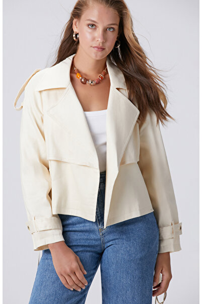 Network Şampanya Rüzgarlık Detaylı Mont