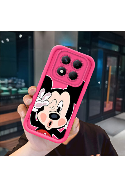 ucuc Redmi Note 14 Pro Plus+ 5g Compatible Pink Red Silicone Case Shockproof ...