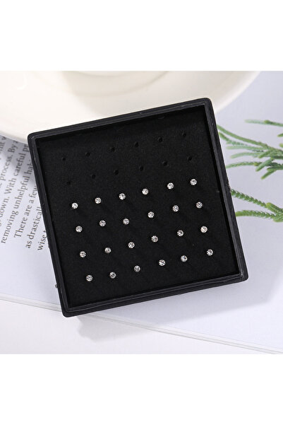 Choice Nose Rings & Studs white 24pcs/box Crystal Nose Ring Studs Fashion Bod...