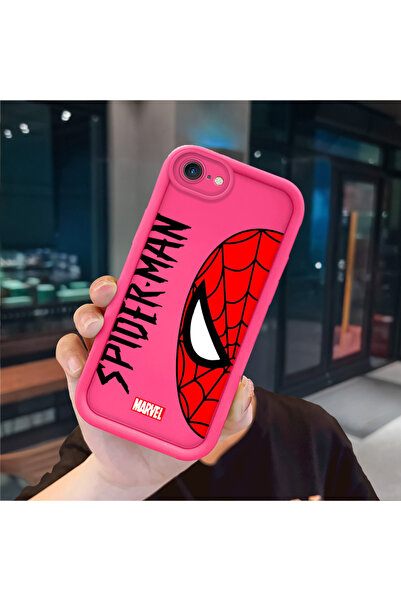 ucuc حافظة سيليكون باللون الأحمر الوردي متوافقة مع هاتف iPhone 7/8/SE 2020 20...