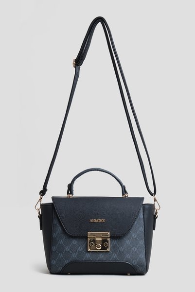 Armine Dotted Bag Black