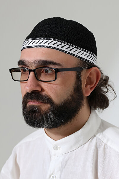 ihvan online Takke de rugăciune cu dungi Milad, Takke tricotat la mașină cu m...