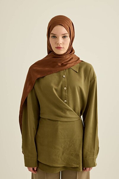 Modakaşmir Шарф Silky Jacquard з блочним візерунком