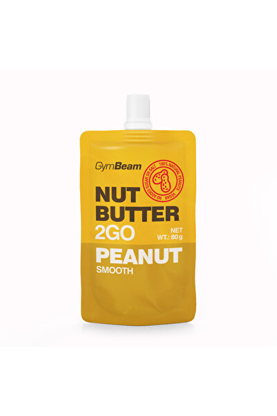 GymBeam Nut Butter 2GO - Unt de arahide, 80 g
