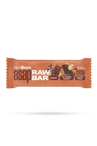 GymBeam ASAP Raw Bar, 45 g, cacao