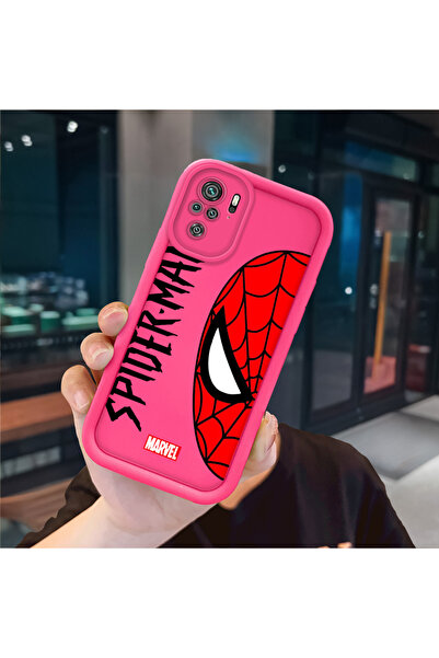 ucuc Redmi Note 10 4G/Note 10S Compatible Pink Red Silicone Case Shockproof C...