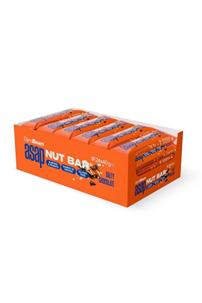 GymBeam ASAP Nut Bar, 24 x 40 g, salty chocolate