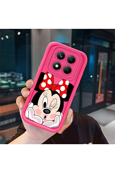 ucuc Redmi Note 14 Pro Plus+ 5g Compatible Pink Red Silicone Case Shockproof ...