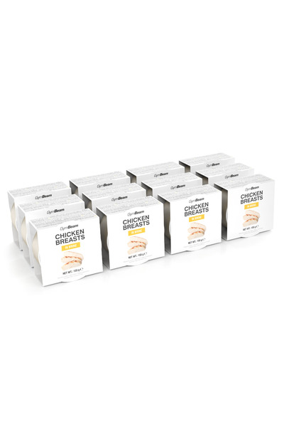 GymBeam Piept de pui în saramură, 12 x 155 g