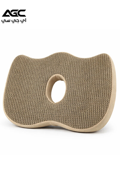 AGC Ergonomic Memory Foam Seat Cushion for Tailbone Relief, Posture Support, ...