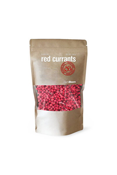 GymBeam Lyophilized Red Currants, 100 g