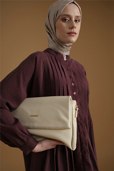 Armine Nervür Detaylı Tunik Bordo