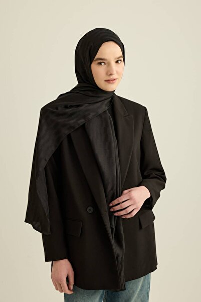 Modakaşmir Шарф Silky Jacquard з блочним візерунком