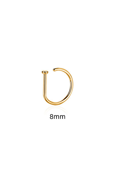 Choice1 gold color Women Men Fake Piering Nose Ring Earrings Fashion punk Non...