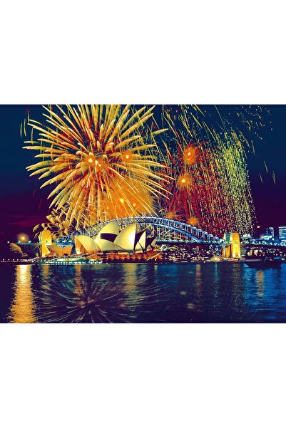 RAVENSBURGER 2000 Parça Fireworks in Sydney Puzzle