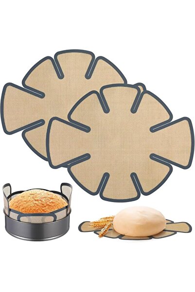 Arabest 2 Pcs Extended Silicone Baking Mat,Loaf Pan Liner for Baking Bread Re...
