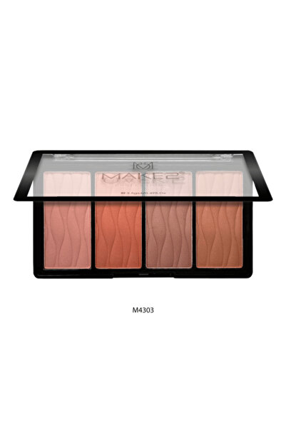 Makeover22 Make over 22 Blush Palette 4 Color Wanderlust Blush-M4303