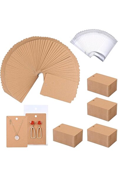 Arabest Earring Display Cards, 200 Pcs Earring Display Holder Cards for Selli...