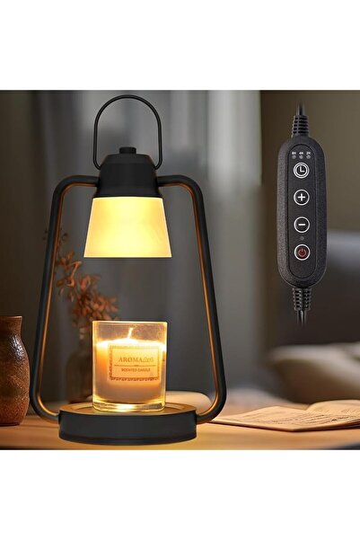 Arabest مصباح تسخين الشموع مع لمبتين، مصباح تسخين الشموع مع مؤقت وخاصية تخفيف...