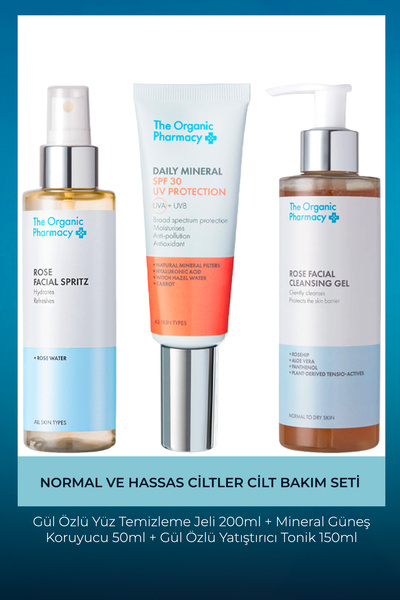 The Organic Pharmacy Normal ve Hassas Ciltlere Özel Bakım Seti
