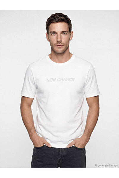LC Waikiki Crew Neck Printed Men's Jersey T-Shirt