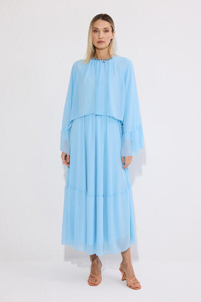 Touché Privé FLUFFY CHIFFON DRESS