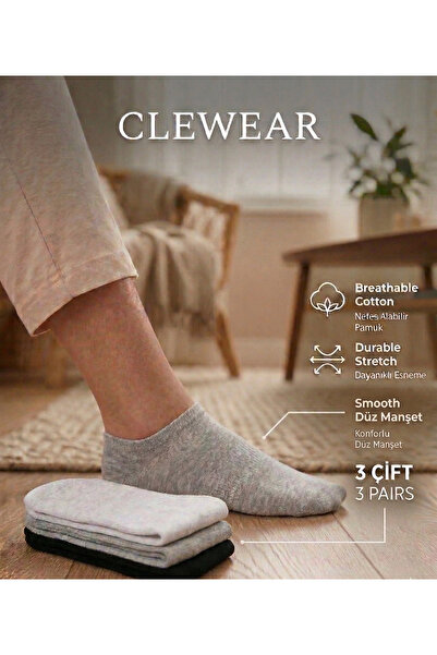 CLEWEAR جوارب مسطحة للجنسين