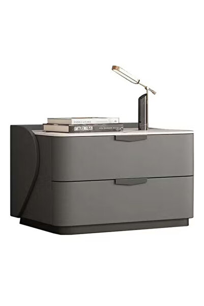 KEKE طاولة بجانب السرير حديثة وطاولات جانبية فاخرة متعددة الوظائف لغرفة النوم