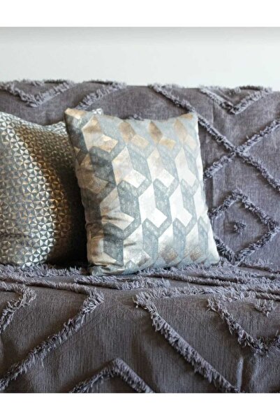 diabella غطاء كرسي نورديك جاسمين 180*240 أنثراسايت