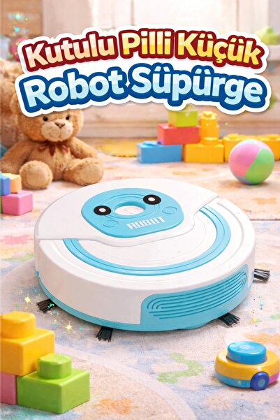 KentOyuncaK Toy Vacuum Cleaner - Mini Children's Toy with Sensor and Vacuum F...