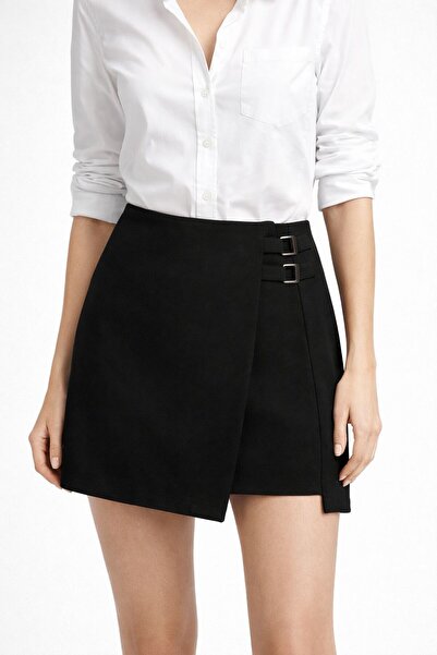 SBL COLLECTİON Fustă mini cu cataramă