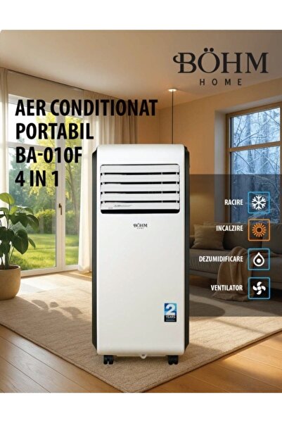 BÖHM Aparat de aer condiționat CASA 4 în 1, Răcire, Încălzire, Ventilație, De...