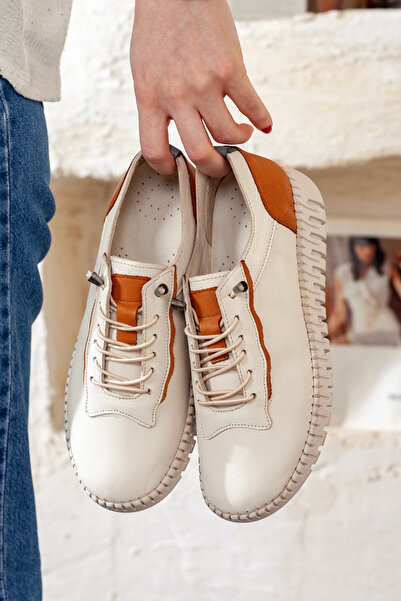 Adım Adım Women's Genuine Leather Extra Comfortable Orthopedic Shoes