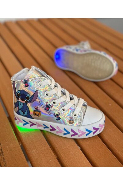 Surpie Shoes Ежедневни обувки за момичета, Детски ежедневни обувки Стич с лек...