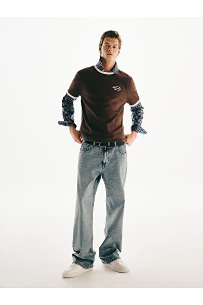 LC Waikiki بنطلون جينز إنديجو فلير للرجال