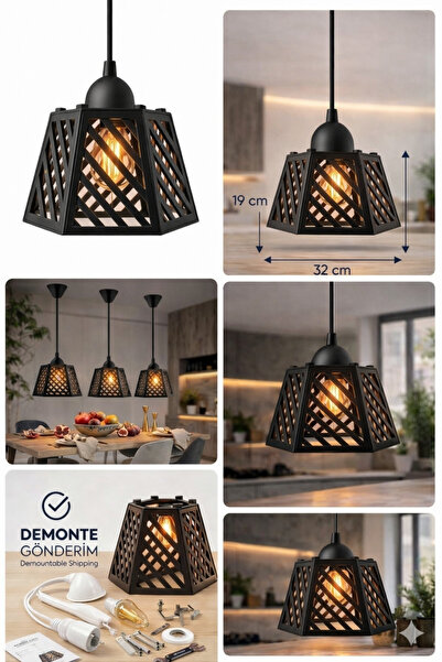 ECOSTAR FoldingLife Tekli Sarkıt Avize Fold-AH-SYH